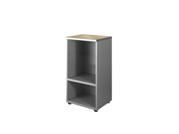 Mobile basso a giorno Frensy Spirit 1 ripiano 45x45x90 cm rovere - struttura grigio - USPRM94