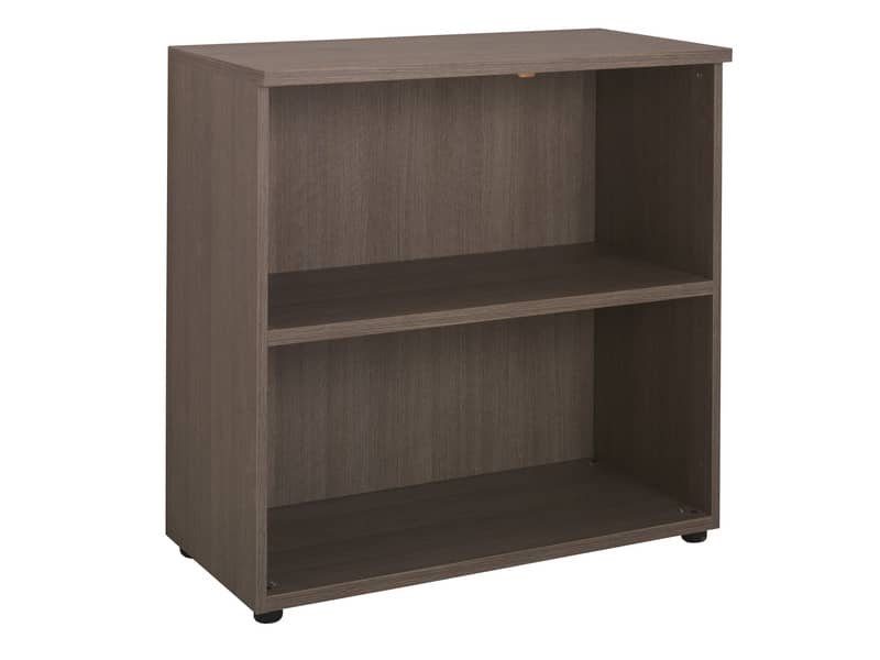 Mobile basso a giorno Frensy Larix 1 ripiano doppia larghezza 90x45x90 cm rovere grigio ULAGM99