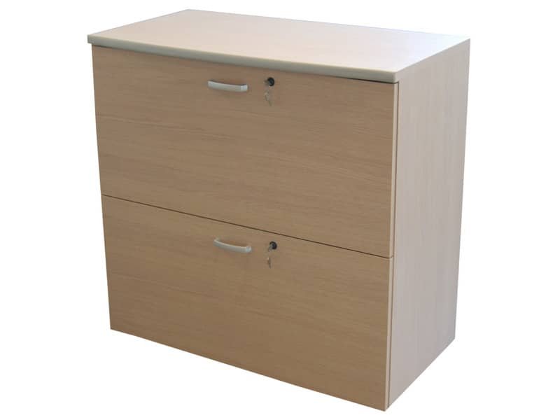 Mobile portacartelle medio Frensy EMOTION 2 cassetti – 90x45x90 cm rovere UEMMPC