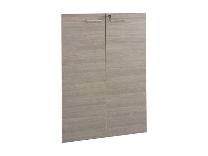 Coppia ante per mobile medio Frensy Larix 90×130 cm rovere grigio ULAGAT13