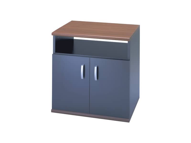 Mobile di servizio Frensy Venice 60x46x63 cm Ciliegio/Antracite UVEMS