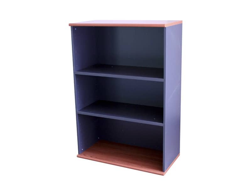 Mobile medio a giorno Frensy Venice 2 ripiani doppia larghezza 90x45x130 cm Ciliegio/Antracite – UVEM139