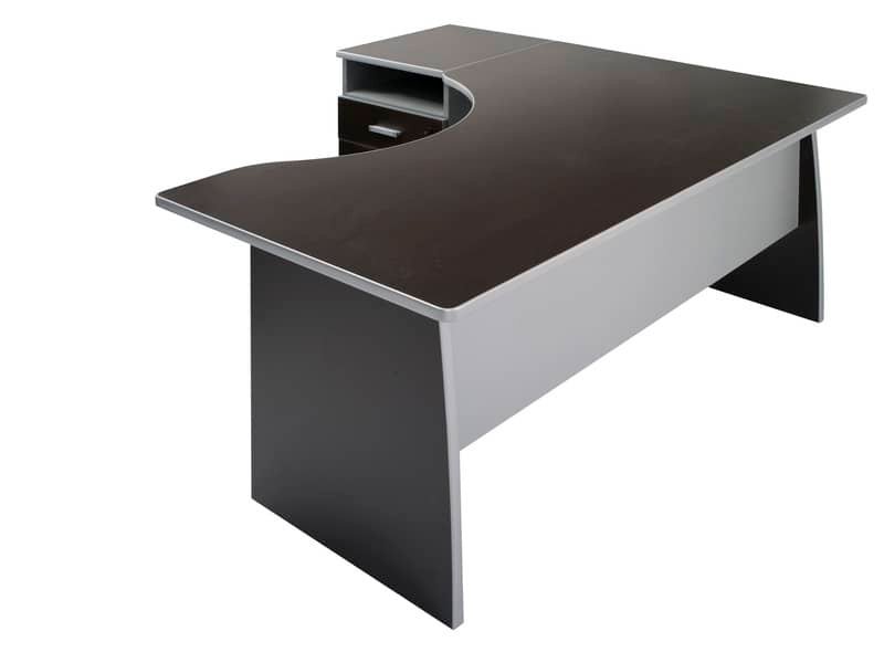 Scrivania informatica Frensy Spirit con semipenisola sinistra 180x100x72 cm weng‚ – USPWSI18SX