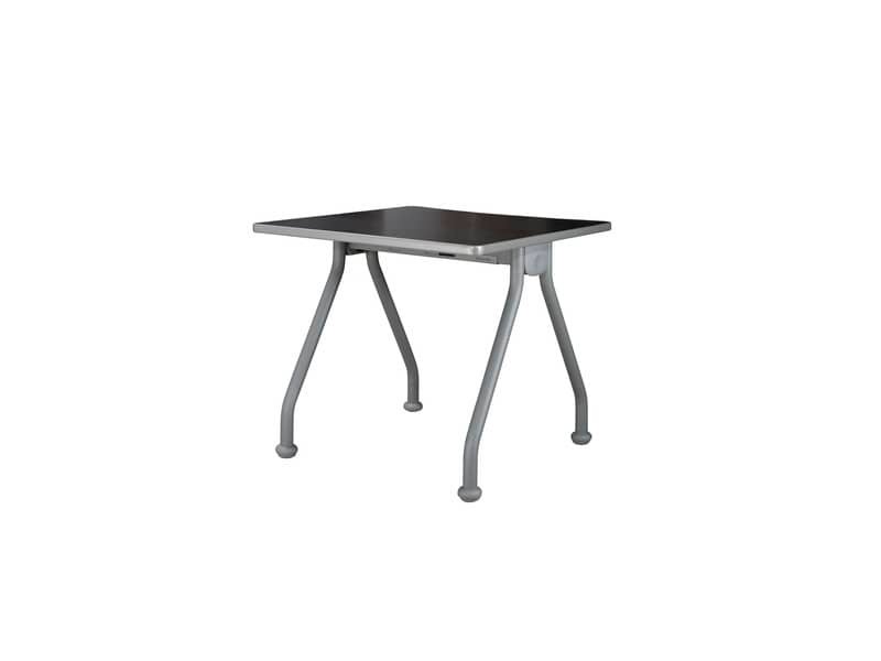 Scrivania con gambe metalliche Frensy Spirit 80x80x72 cm weng‚ USPWSM80