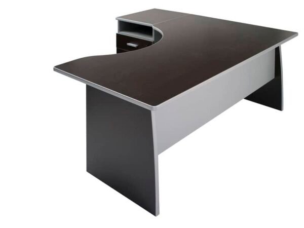 Scrivania informatica Frensy Spirit con semipenisola sinistra 160x100x72 cm weng‚ - USPWSI16SX