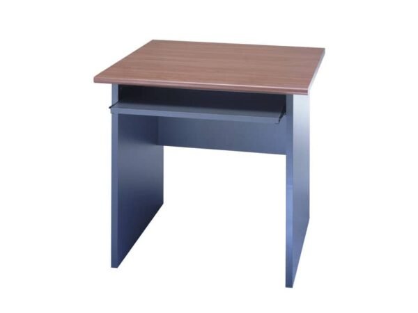 Scrivania Frensy Venice 80x80x72 cm piano ciliegio - fianchi a pannello antracite - UVES80