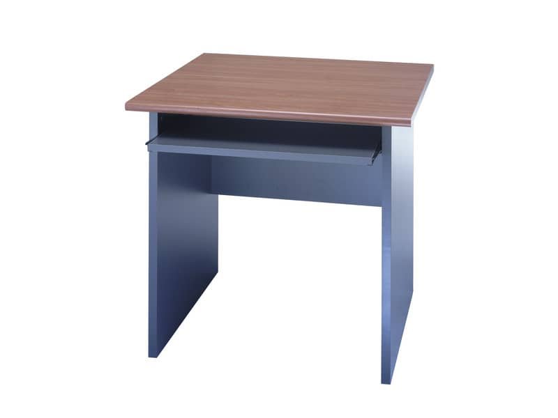 Scrivania Frensy Venice 80x80x72 cm piano ciliegio – fianchi a pannello antracite – UVES80