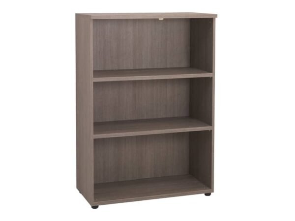 Mobile medio a giorno Frensy Larix 2 ripiani doppia larghezza 90x45x130 cm rovere grigio ULAGM13