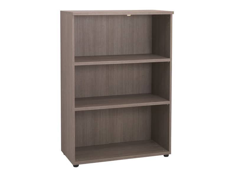 Mobile medio a giorno Frensy Larix 2 ripiani doppia larghezza 90x45x130 cm rovere grigio ULAGM13