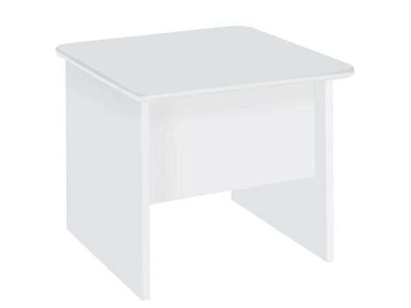 Scrivania Frensy BYTE 80x80x72 cm fianchi a pannello grigio UBGS80