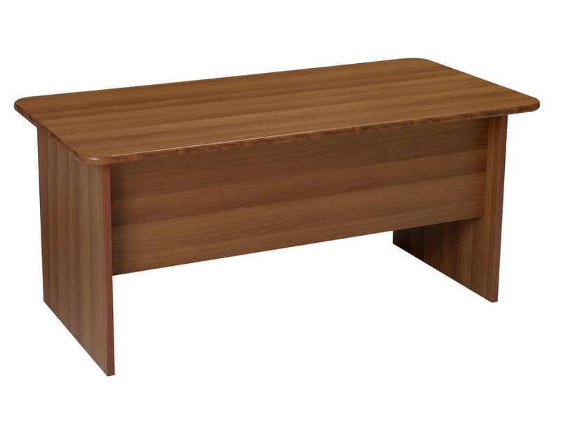 Scrivania Frensy BYTE 130x80x72 cm fianchi a pannello noce tabacco UFBNS13