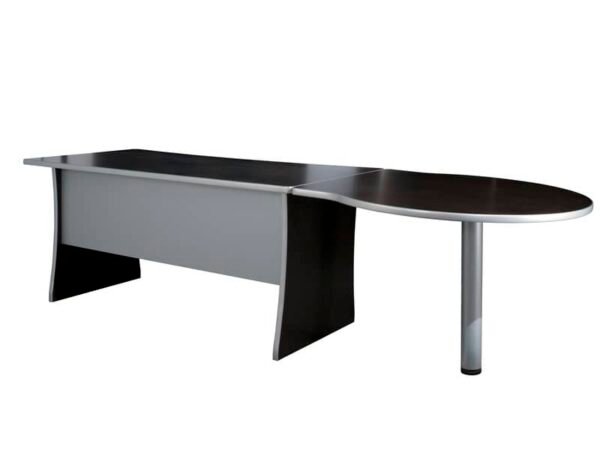 Penisola con gamba metallica Frensy Spirit 100x100x72 cm weng‚ USPWP100