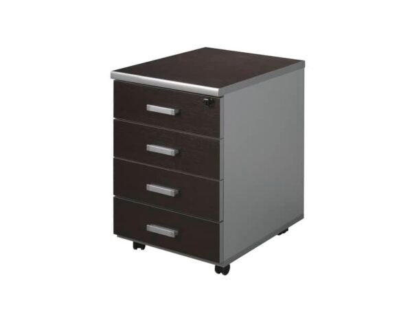 Cassettiera 4 cassetti Frensy Spirit con ruote 44x52x63 cm weng‚ USPWC4C
