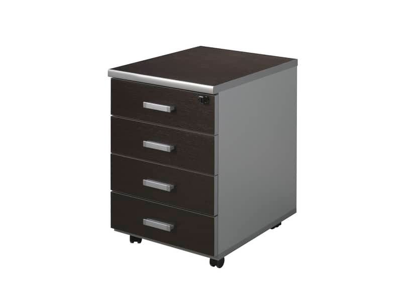 Cassettiera 4 cassetti Frensy Spirit con ruote 44x52x63 cm weng‚ USPWC4C
