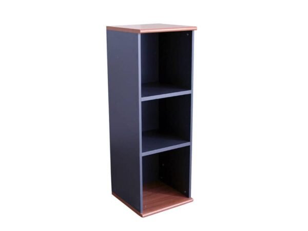 Mobile medio a giorno Frensy Venice 2 ripiani 45x45x130 cm Ciliegio/Antracite - UVEM134