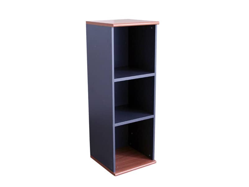 Mobile medio a giorno Frensy Venice 2 ripiani 45x45x130 cm Ciliegio/Antracite – UVEM134