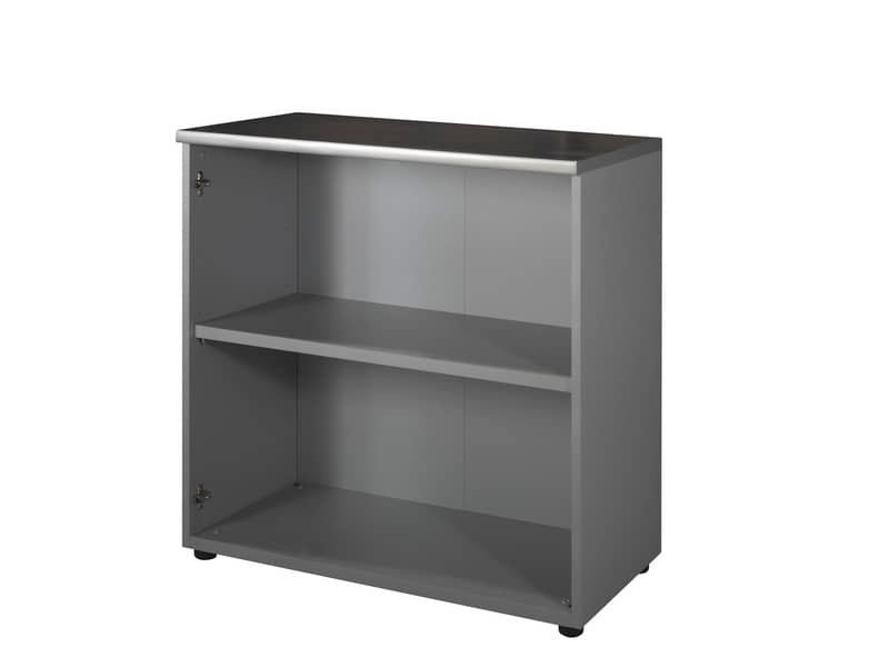 Mobile basso a giorno Frensy Spirit 1 ripiano doppia larghezza 90x45x90 cm top weng‚ – struttura grigio – USPWM99