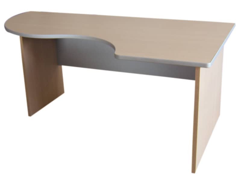 Scrivania informatica con semipenisola destra Frensy EMOTION 160x100x72 cm rovere – UEMWS16D