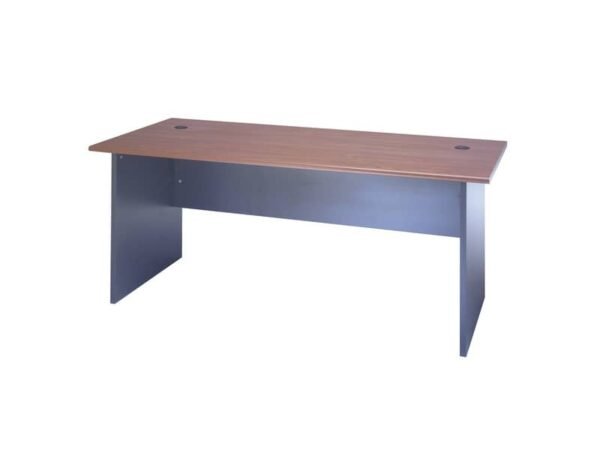 Scrivania Frensy Venice 160x80x72 cm piano ciliegio - fianchi a pannello antracite - UVES16