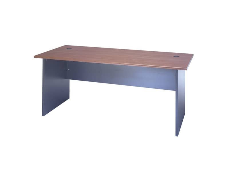 Scrivania Frensy Venice 160x80x72 cm piano ciliegio – fianchi a pannello antracite – UVES16