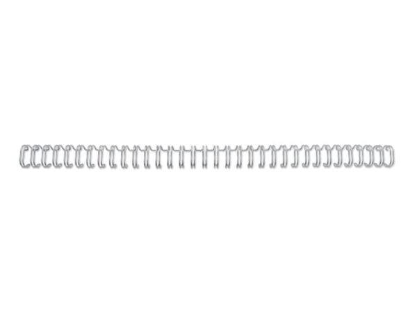 Spirali metalliche a 34 anelli GBC Wirebind 12 mm A4 argento - fino a 115 fogli - conf. 100 pezzi - RG810897
