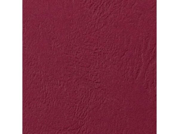 Copertine per rilegatura GBC Leathergrain in cartoncino goffrato A4 rosso scuro - conf. 100 pezzi - CE040030