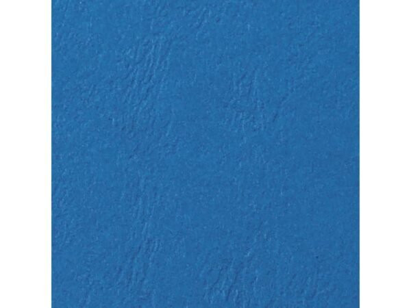 Copertine per rilegatura GBC Leathergrain in cartoncino goffrato A4 blu - conf. 100 pezzi - CE040020