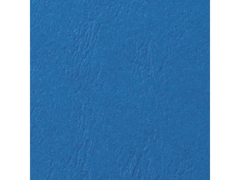 Copertine per rilegatura GBC Leathergrain in cartoncino goffrato A4 blu – conf. 100 pezzi – CE040020