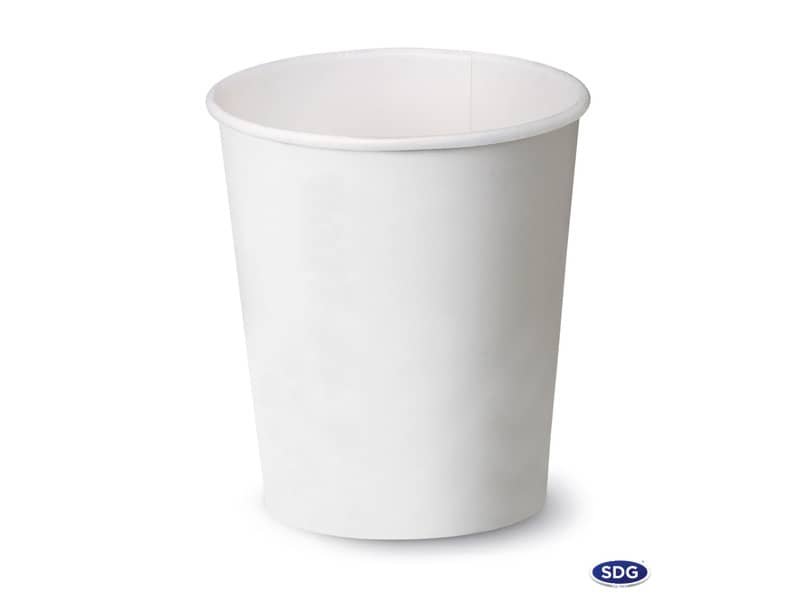 Bicchiere 3oz (85ml) Bianco in cartoncino Scatolificio del Garda Bianco – Conf. 50 pezzi – 104-00-S