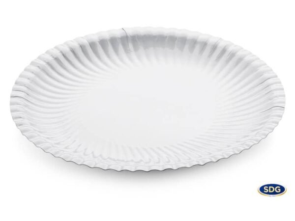 Piatto piano Ø 23 cm in cartoncino riciclato p...