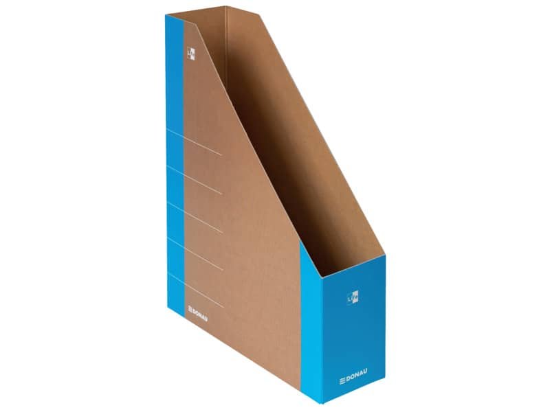 Portariviste in cartone formato A4 dorso 5 cm Donau blu 3550001FSC-10