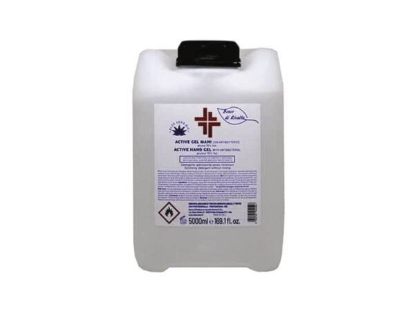 Gel igienizzante mani (alcol 70%) 5.000 ml - Active linea Bosco di Rivalta - trasparente - profumo di agrumi
