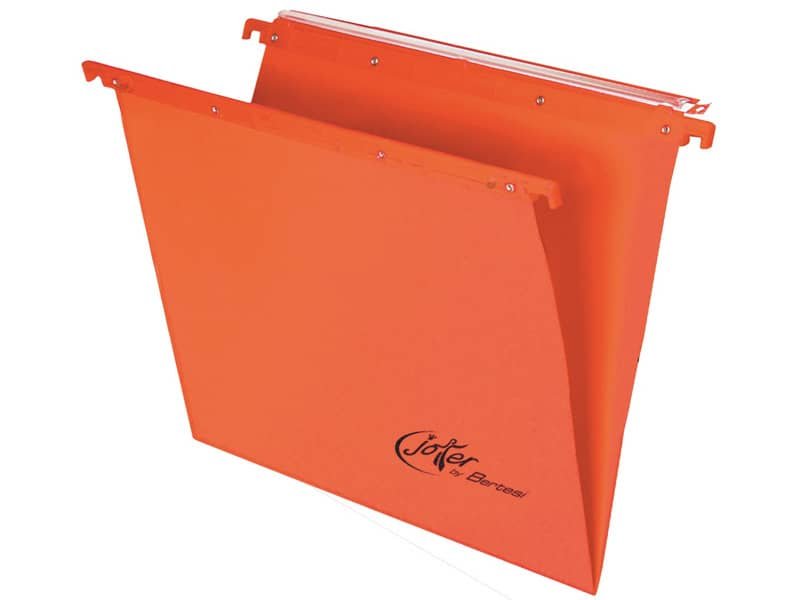 Cartelle sospese orizzontali per cassetti Linea Joker 33 cm fondo V – arancio conf. 25 pezzi 400/330 LINK – A2