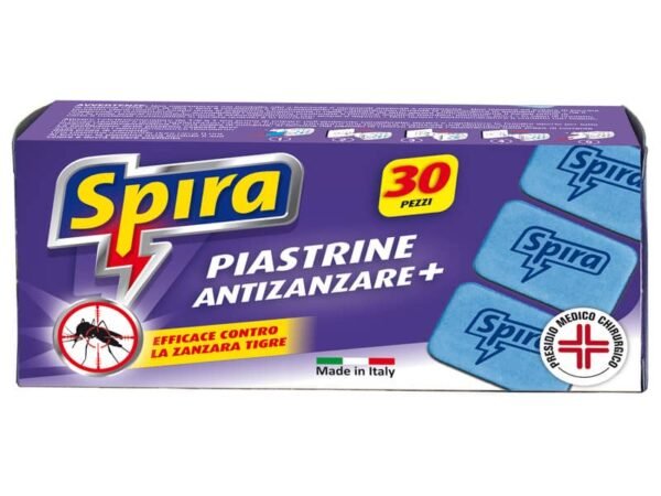 Piastrine per antizanzare elettrico Spira - conf. 30 piastrine 10254