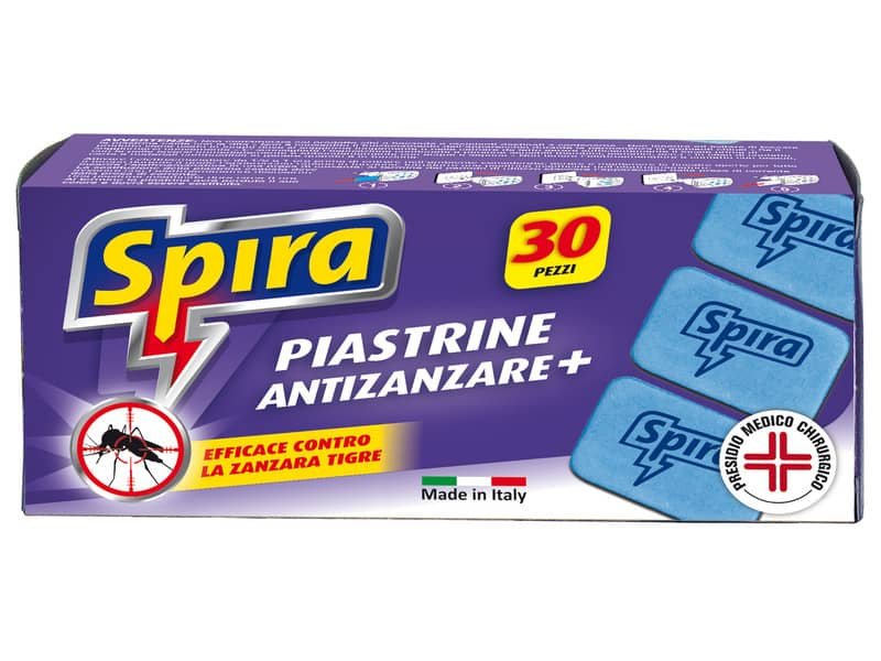 Piastrine per antizanzare elettrico Spira – conf. 30 piastrine 10254
