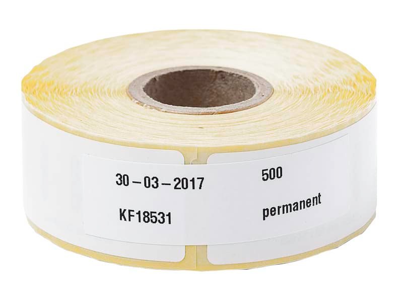 Etichette permanenti Q-Connect per Dymo LabelWriter indirizzi standard 54×25 mm conf. 2 rotoli da 500 etichette KF18531