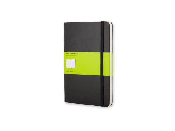 Taccuino a pagina bianca large 13x21 cm copertina rigida Moleskine nero QP062