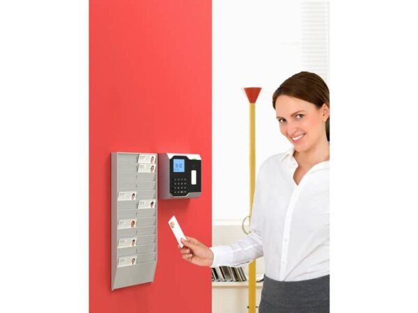 Porta badge da muro Paperflow Wall Organizer 24 posti 19,9x2,5x37,5 cm grigio chiaro - K500000