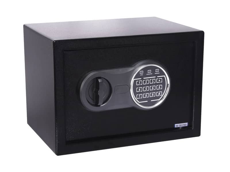 Cassaforte di sicurezza i.DEKT 310ET con chiusura elettronica 31x20x20 cm nero – SS0310ET