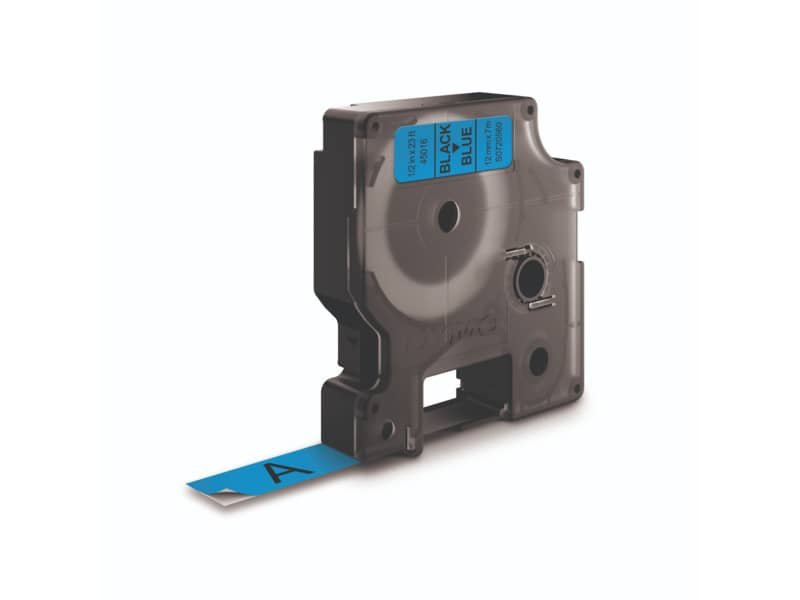 Nastro per etichettatrici Dymo D1 12 mm x 7 m Nero/Blu S0720560