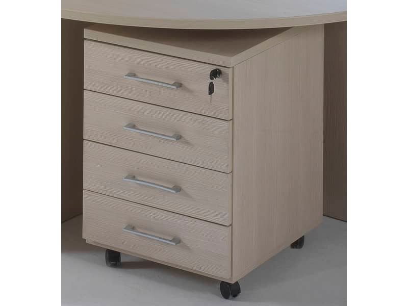 Cassettiera 4 cassetti Frensy Larix 44x52x63 cm larice ULALAC4C