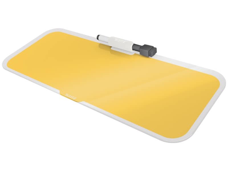 Blocco da scrivania in vetro Cosy – 150x60x380 mm Leitz giallo caldo 52690019