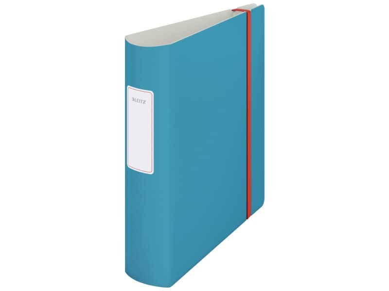 Registratore Leitz Cosy Active con meccanismo a leva 180ø – A4 – dorso 8,2 cm – blu calmo – 10380061