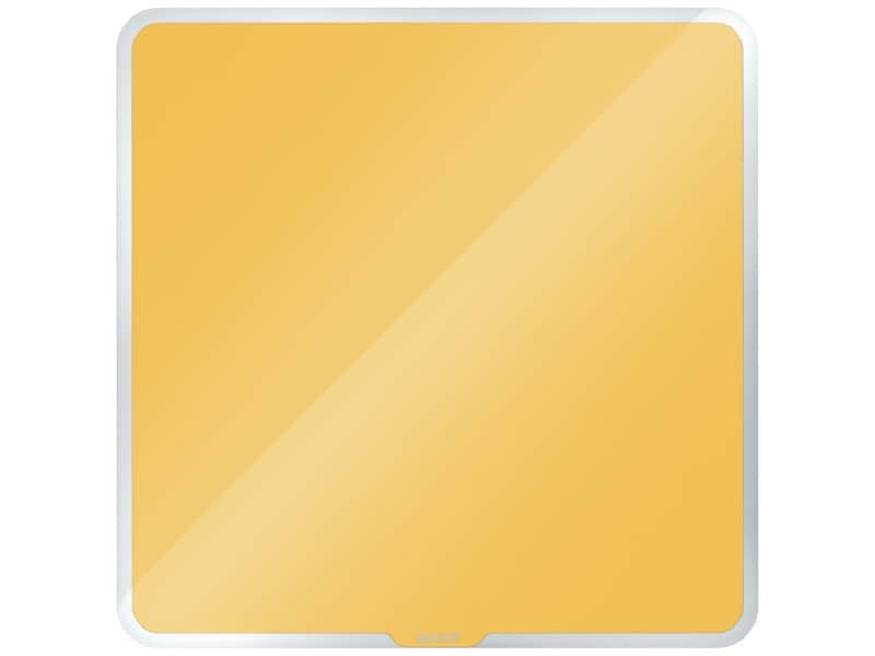 Lavagna magnetica in vetro Leitz Cosy – 450x450mm – giallo caldo 70440019