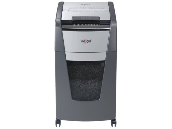 Distruggidocumenti uso moderato Optimum AutoFeed+ 225X EU Rexel - P-4 - 60 L - taglio a frammenti 4x28 mm - 2020225XEU