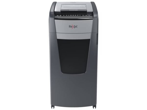 Distruggidocumenti uso frequente Optimum AutoFeed+ 600M EU Rexel P-5 110L taglio a frammenti 2x15 mm - nero - 2020600MEU