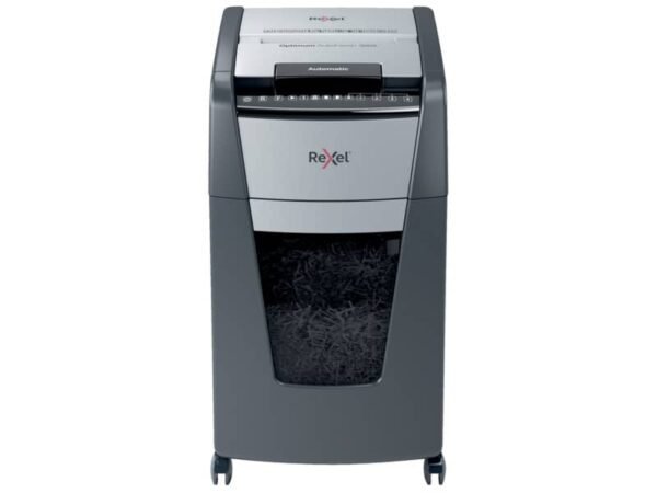 Distruggidocumenti uso frequente Optimum AutoFeed+ 300X EU Rexel P-4  60 L taglio a frammenti 4x26 mm - nero - 2020300XEU