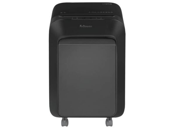 Distruggidocumenti uso moderato Fellowes Powershred LX210 - P-4 - 23 L - nero - taglio a miniframmenti 4x12 mm FW5502501