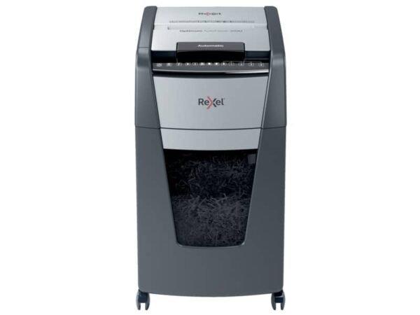 Distruggidocumenti uso frequente Optimum AutoFeed+ 300M EU Rexel P-5 60 L taglio a frammenti 2x15 mm - nero - 2020300MEU