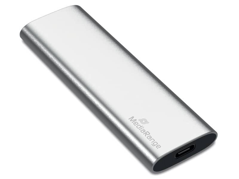 Unità SSD esterna Media Range USB Type-C¨ 120 GB – argento MR1100
